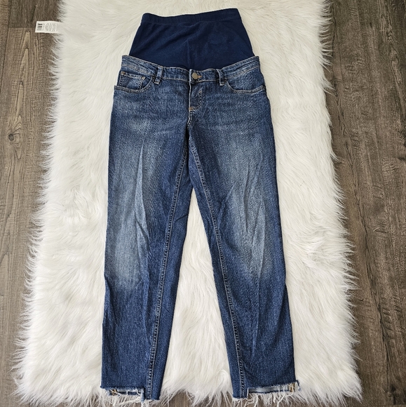 Over the belly step hem asos maternity jeans size 4 - Picture 2 of 6